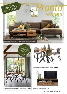 Pronto Wonen folder voorblad
