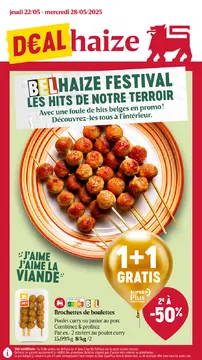 Delhaize couverture de brochure