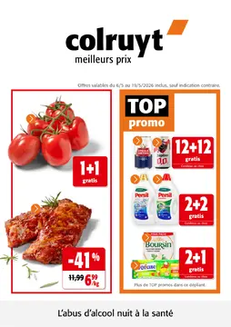 Colruyt couverture de brochure