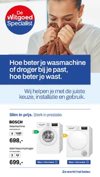 Dé Witgoed Specialist folder voorblad