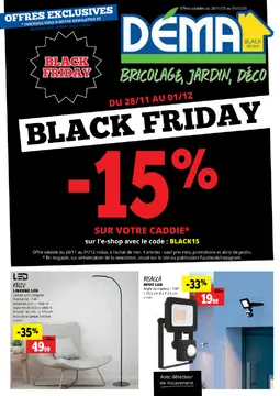 DÉMA couverture de brochure