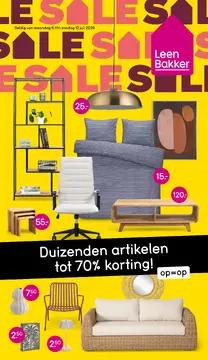 Leen Bakker folder voorblad