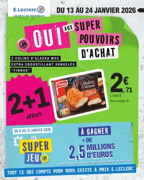 E.Leclerc couverture de brochure