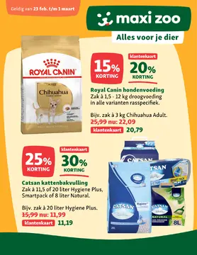 Maxi Zoo folder voorblad