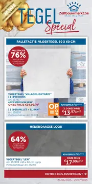 Zelfbouwmarkt folder voorblad