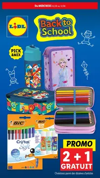 Lidl couverture de brochure