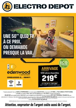 Electro Depot couverture de brochure