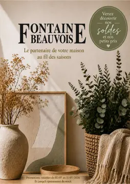 Fontaine Beauvois couverture de brochure