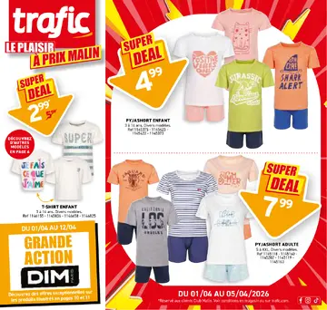 Trafic couverture de brochure