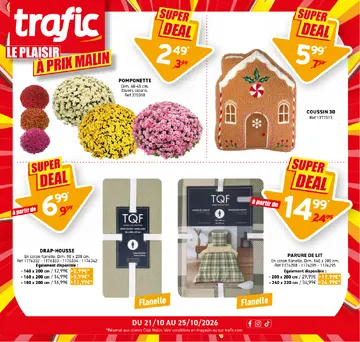 Trafic couverture de brochure