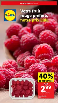 Lidl couverture de brochure