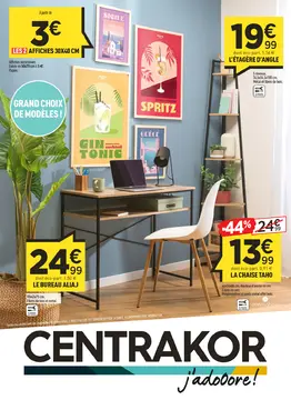Centrakor couverture de brochure