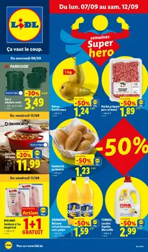 Lidl couverture de brochure
