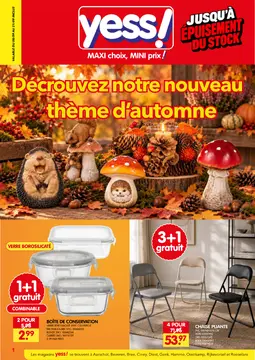Yess couverture de brochure