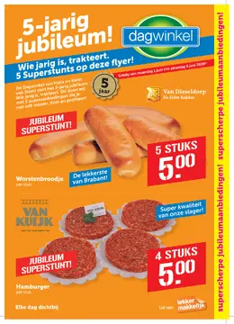 Dagwinkel folder voorblad