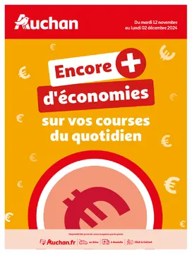 Auchan couverture de brochure