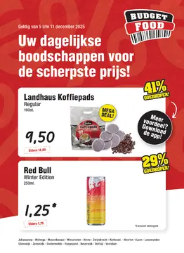 Budget Food folder voorblad