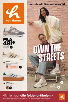 vanHaren Schoenen folder voorblad