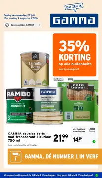 GAMMA folder voorblad