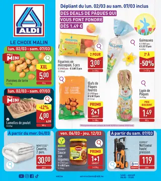 Aldi couverture de brochure