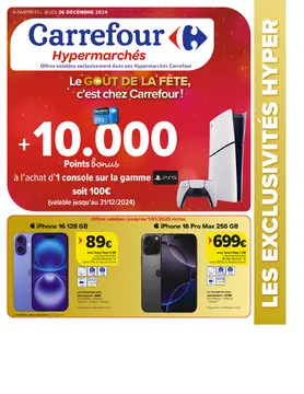 Carrefour couverture de brochure