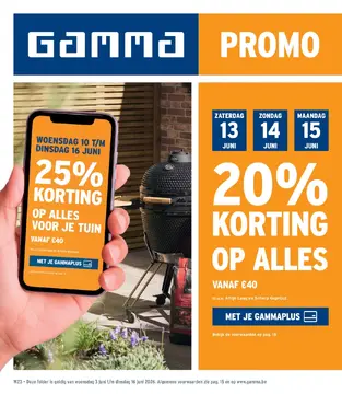 GAMMA folder voorblad