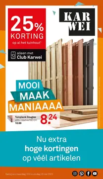 Karwei folder voorblad