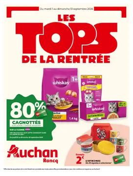 Auchan Roncq folder voorblad