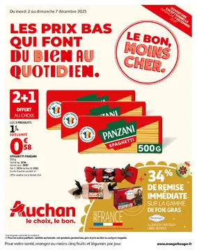 Auchan folder voorblad