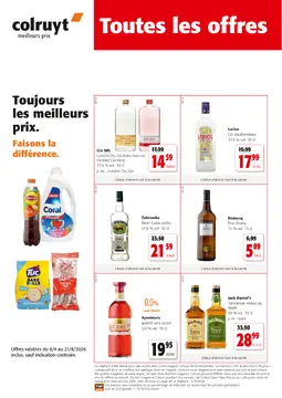 Colruyt couverture de brochure