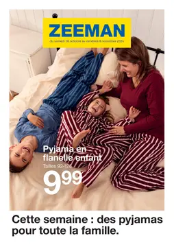 Zeeman couverture de brochure