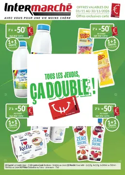 Intermarché couverture de brochure