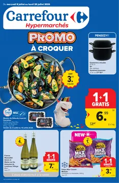 Carrefour couverture de brochure