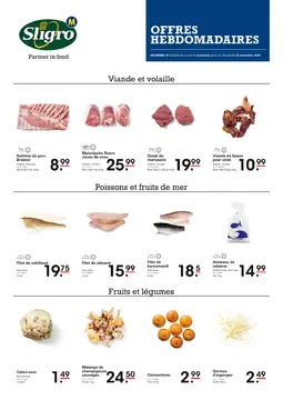 Sligro-M couverture de brochure