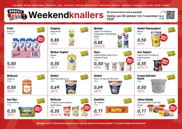 Budget Food Weekendknaller folder voorblad