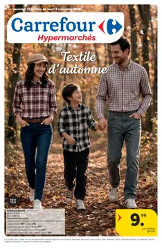 Carrefour couverture de brochure