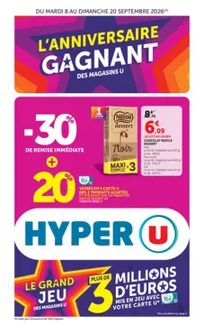 Hyper U couverture de brochure