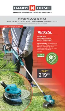Handy Home couverture de brochure