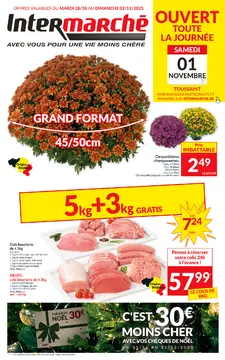 Intermarché couverture de brochure
