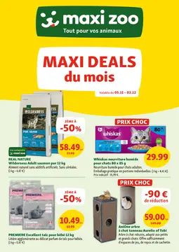 Maxi Zoo couverture de brochure