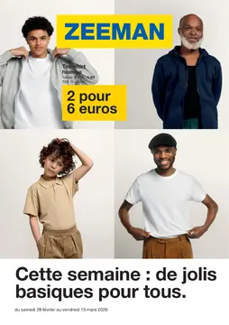 Zeeman couverture de brochure