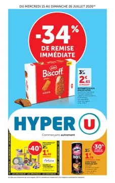 Hyper U couverture de brochure