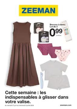 Zeeman couverture de brochure