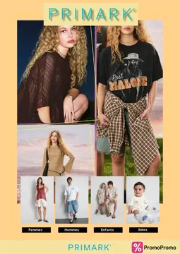 Primark couverture de brochure