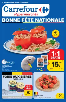 Carrefour couverture de brochure