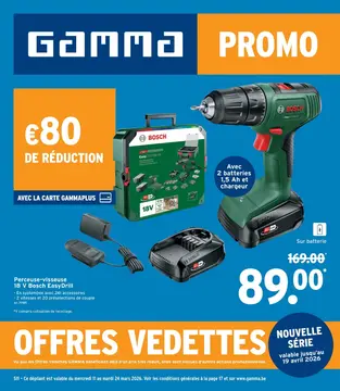 Gamma couverture de brochure