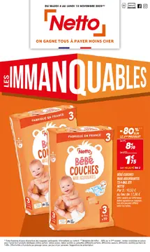 Netto couverture de brochure