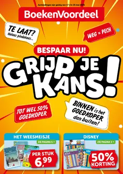 BoekenVoordeel folder voorblad