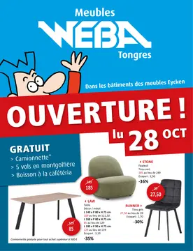 WEBA couverture de brochure