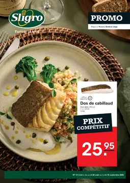 Sligro couverture de brochure